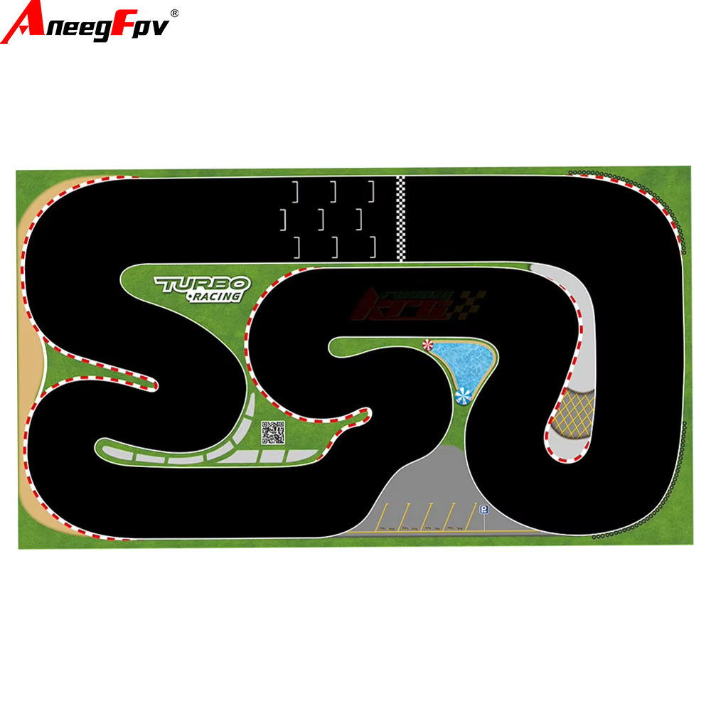Rc Hobby Track - 160x90cm 180x80CM Portable Turbo Racing Rubber