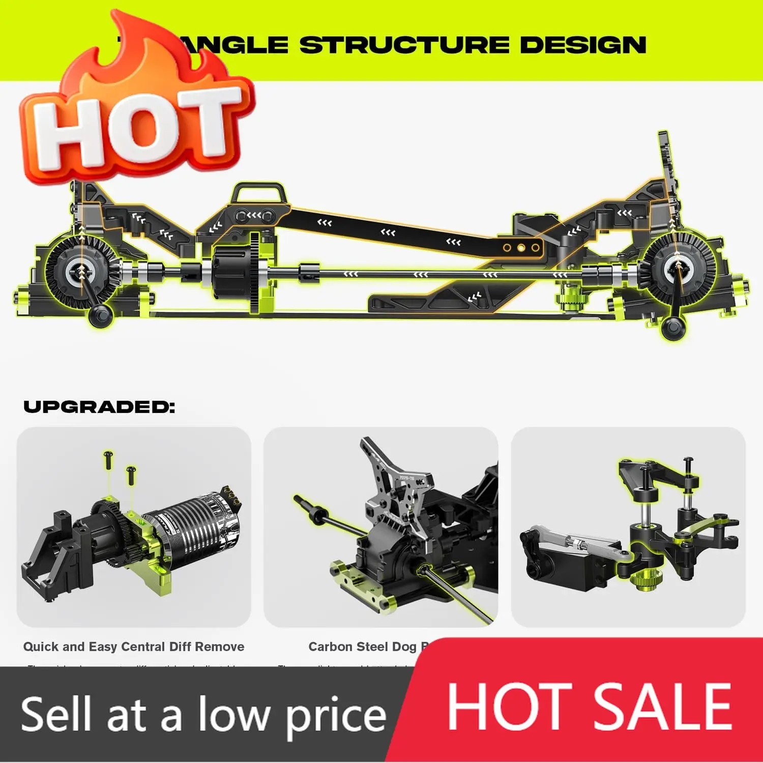 Rc Hobby Monster Truck - 1/10 RTR Brushless Fast RC Cars