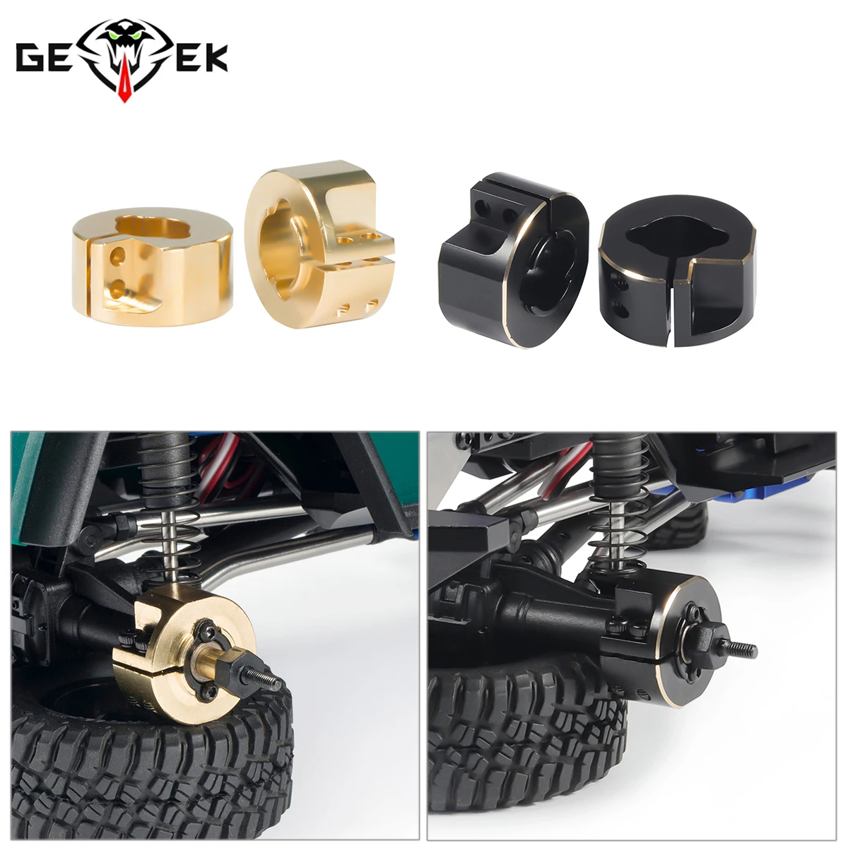 Rc Crawler 4X4 - 47g/Set TRX4M Rear Axle Weights Black