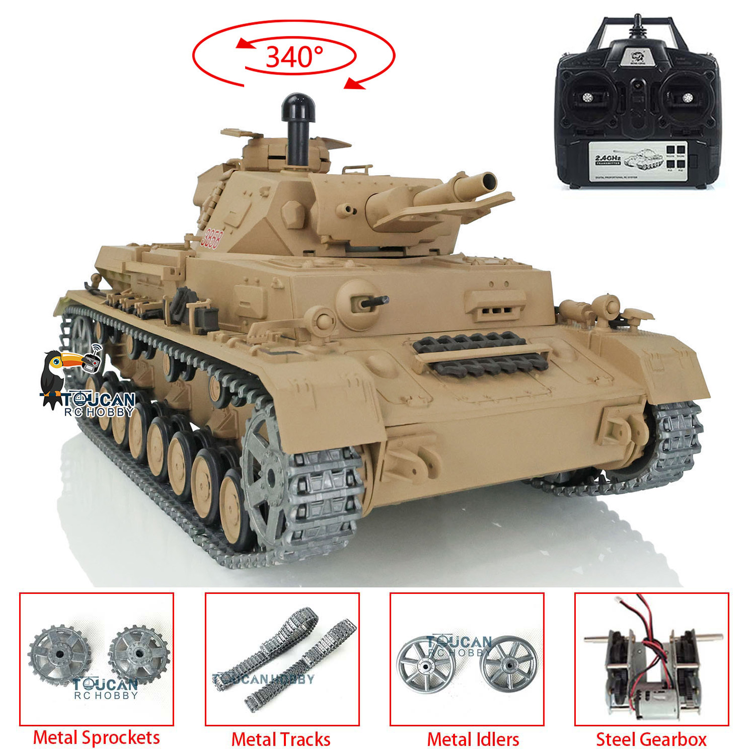 Heng Long 1/16 7.0 Upgraded Pa - Rc Hobby Track recensie en prijs