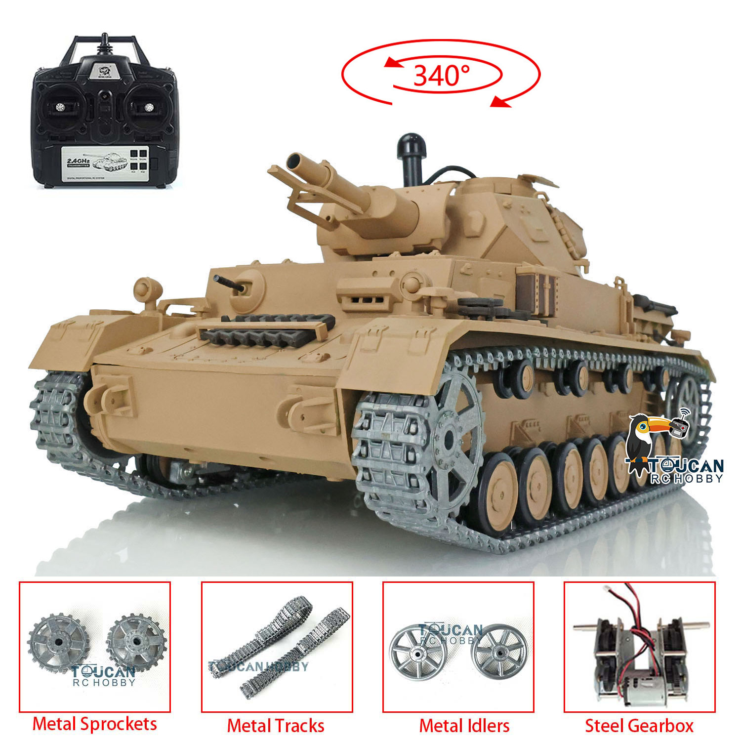 Heng Long 1/16 7.0 Upgraded Pa - Rc Hobby Track recensie en prijs