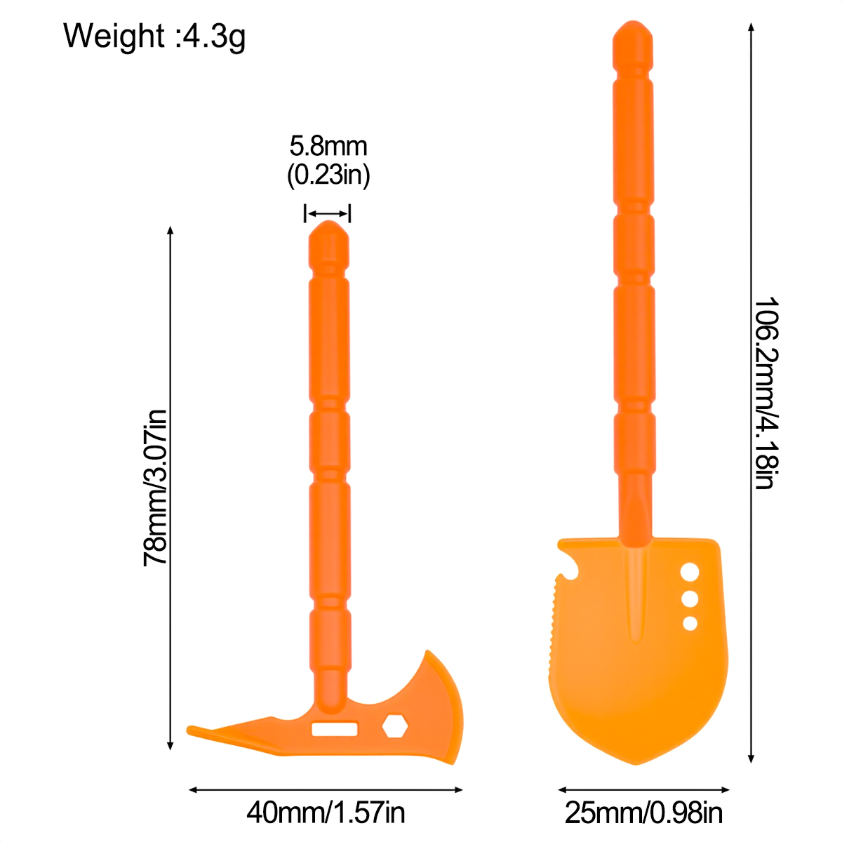 Simulated Plastic Shovel Picka - Rc Crawler 4X4 recensie en prijs