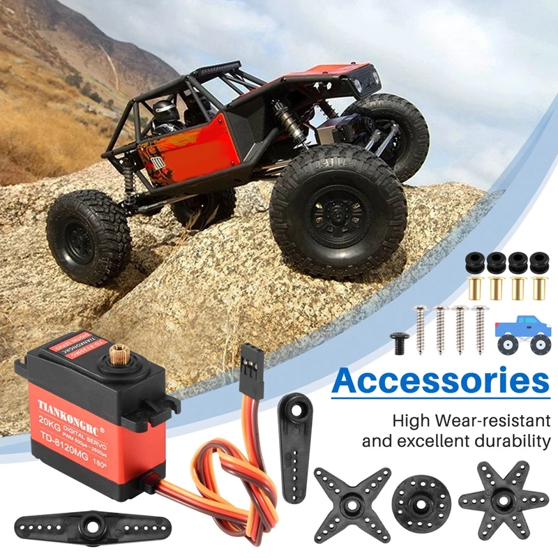 TD-8120MG Waterproof Metal Gea - Rc Hobby Shops recensie en prijs