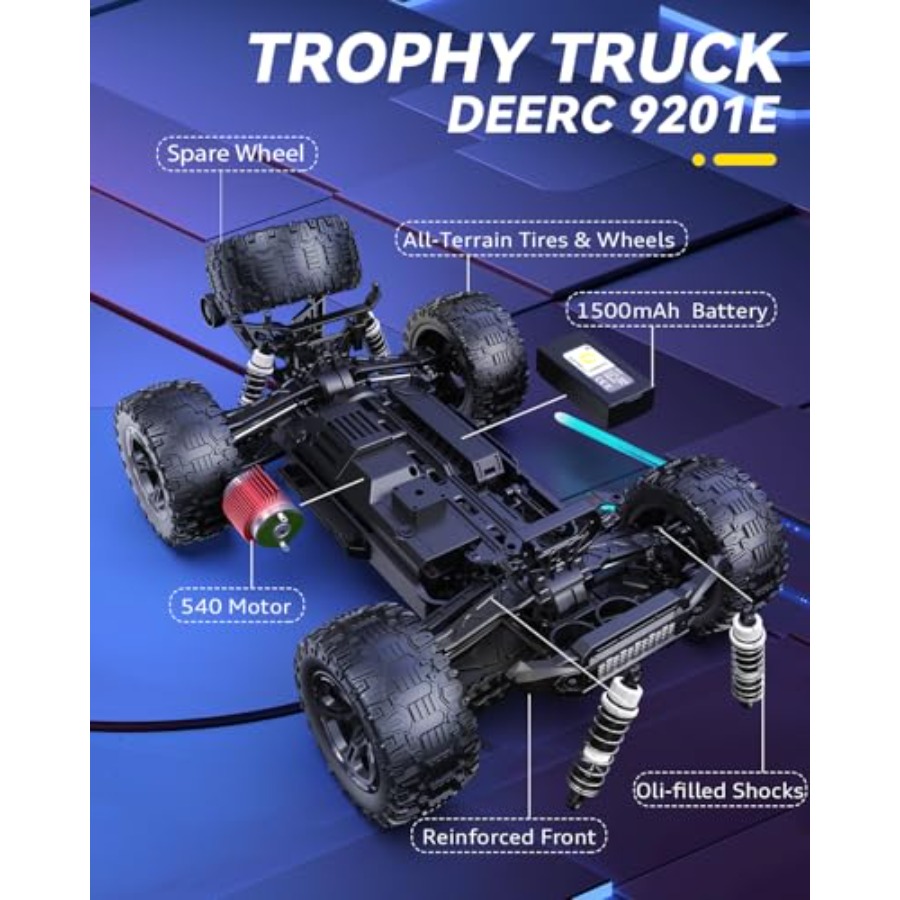 9201E 1:10 Large Remote Contro - Rc Hobby Monster Truck recensie en prijs