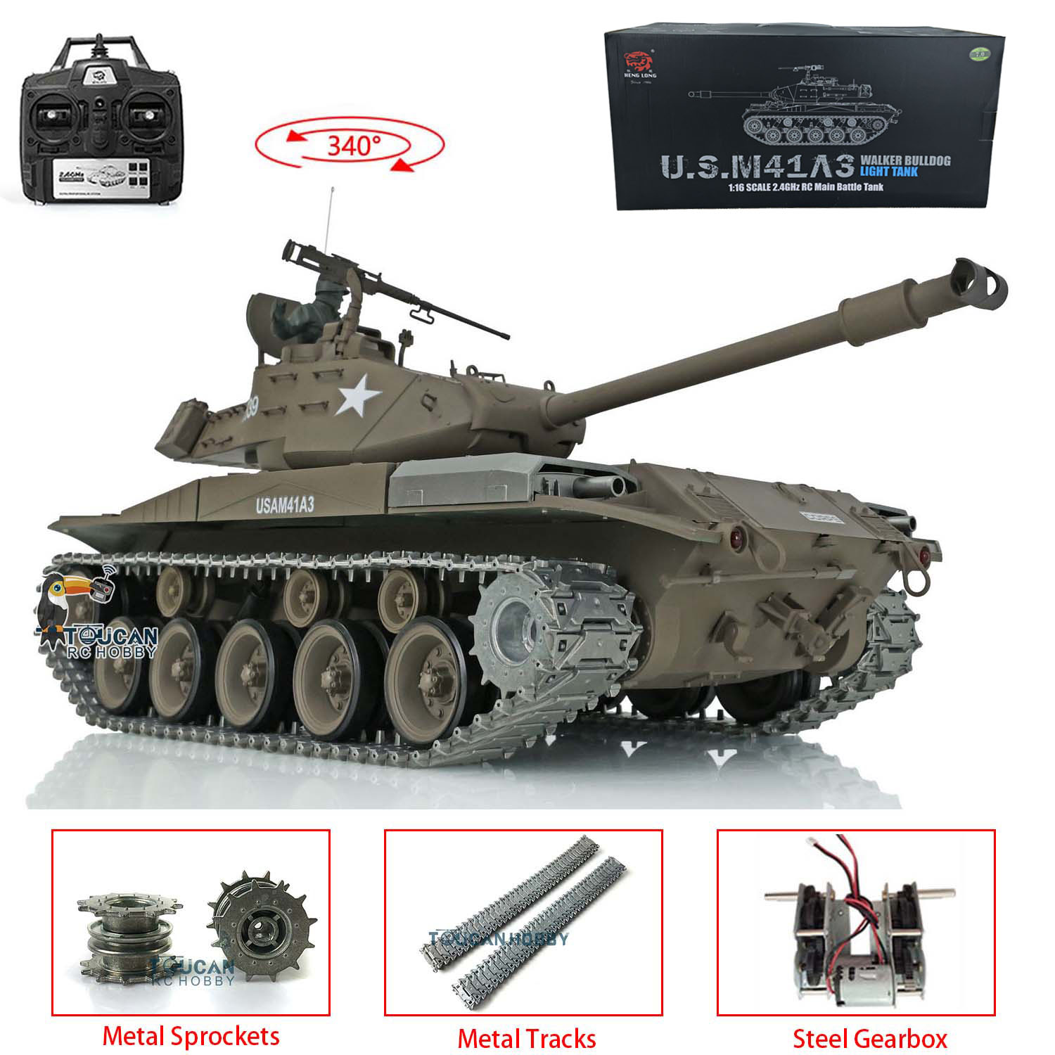 HENG LONG 1/16 Scale 7.0 Upgra - Rc Hobby Track recensie en prijs