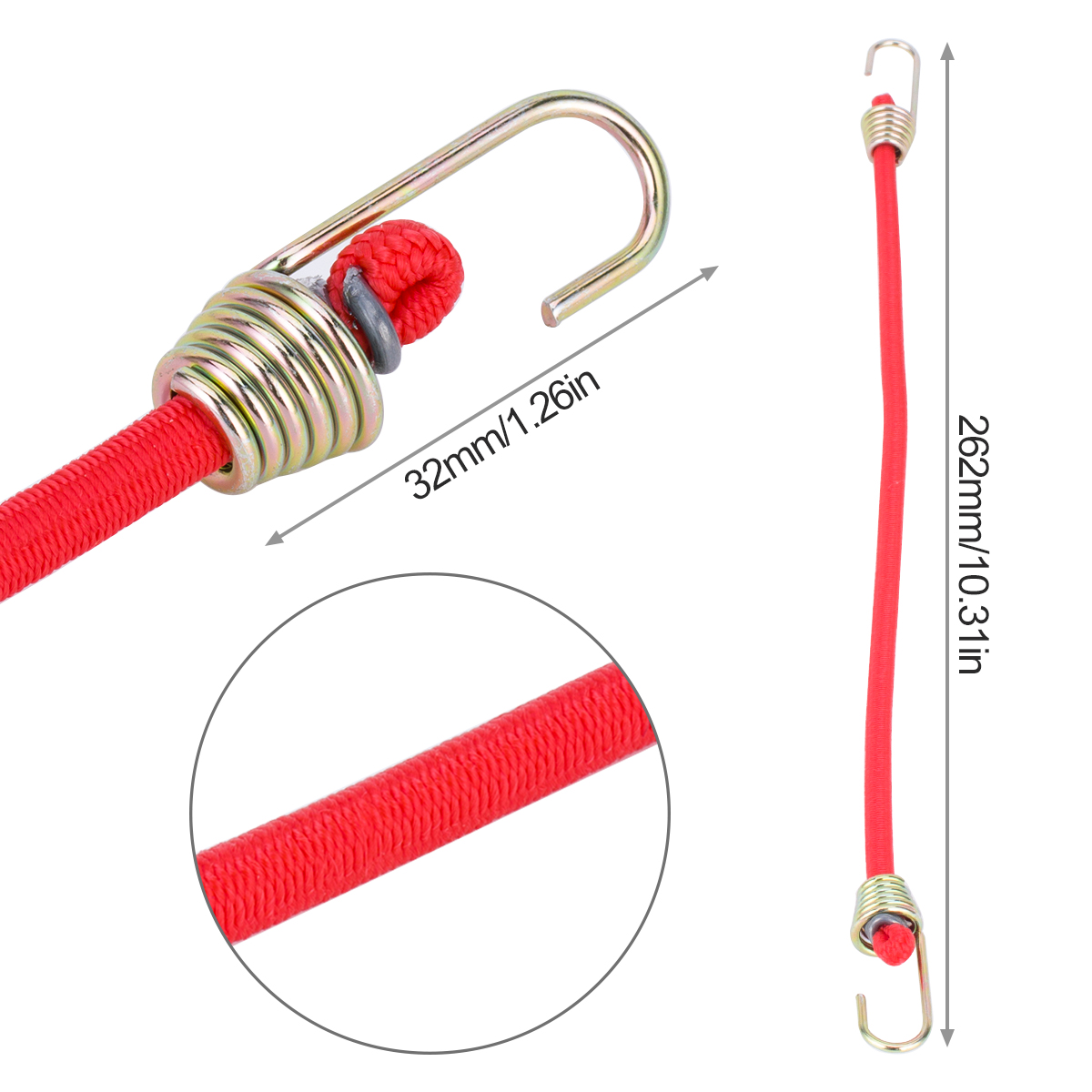 5/10pcs Elastic Bungee Cord Ro - Rc Crawler 4X4 recensie en prijs