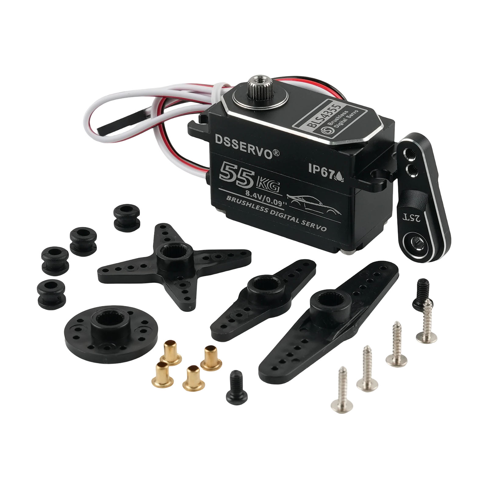 Dsservo BLS4355 55KG Low-profi - Rc Hobby Shops recensie en prijs