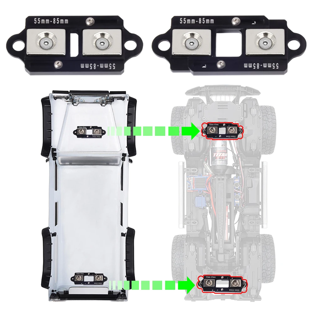 4PCS 55-85mm Adjustable Magnet - Rc Crawler 4X4 recensie en prijs