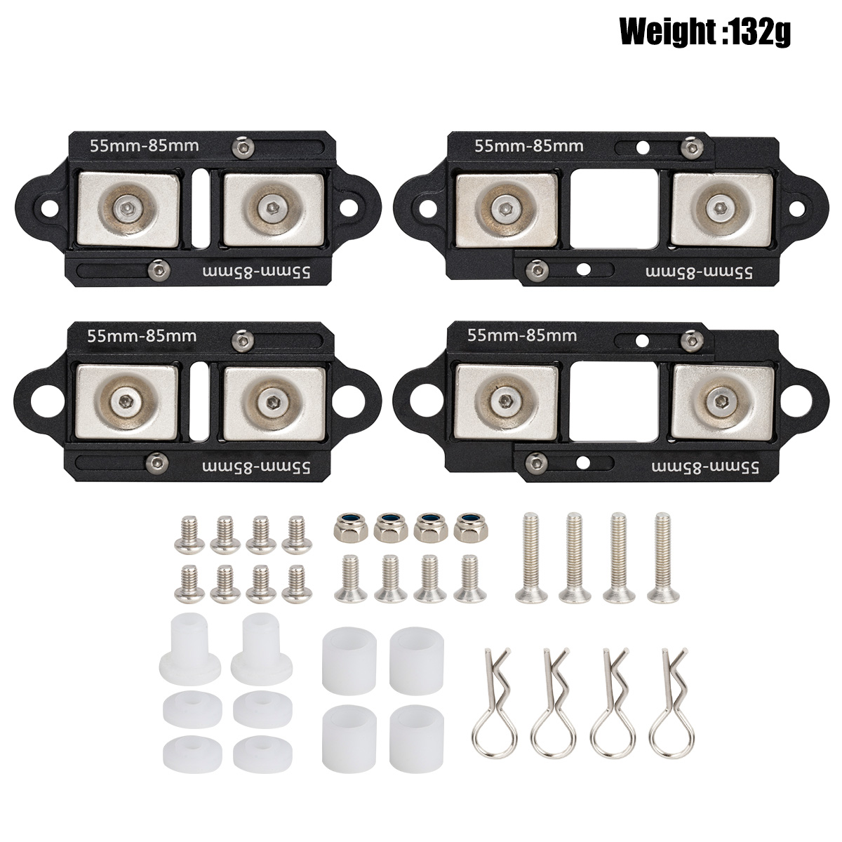 4PCS 55-85mm Adjustable Magnet - Rc Crawler 4X4 recensie en prijs