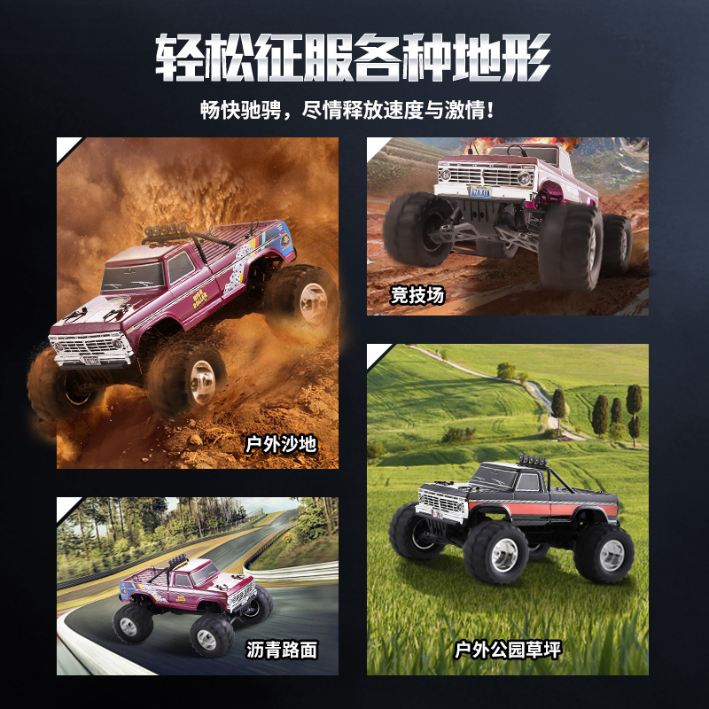FMS 1/10  F100 RC Monster Truc - Rc Hobby Monster Truck recensie en prijs
