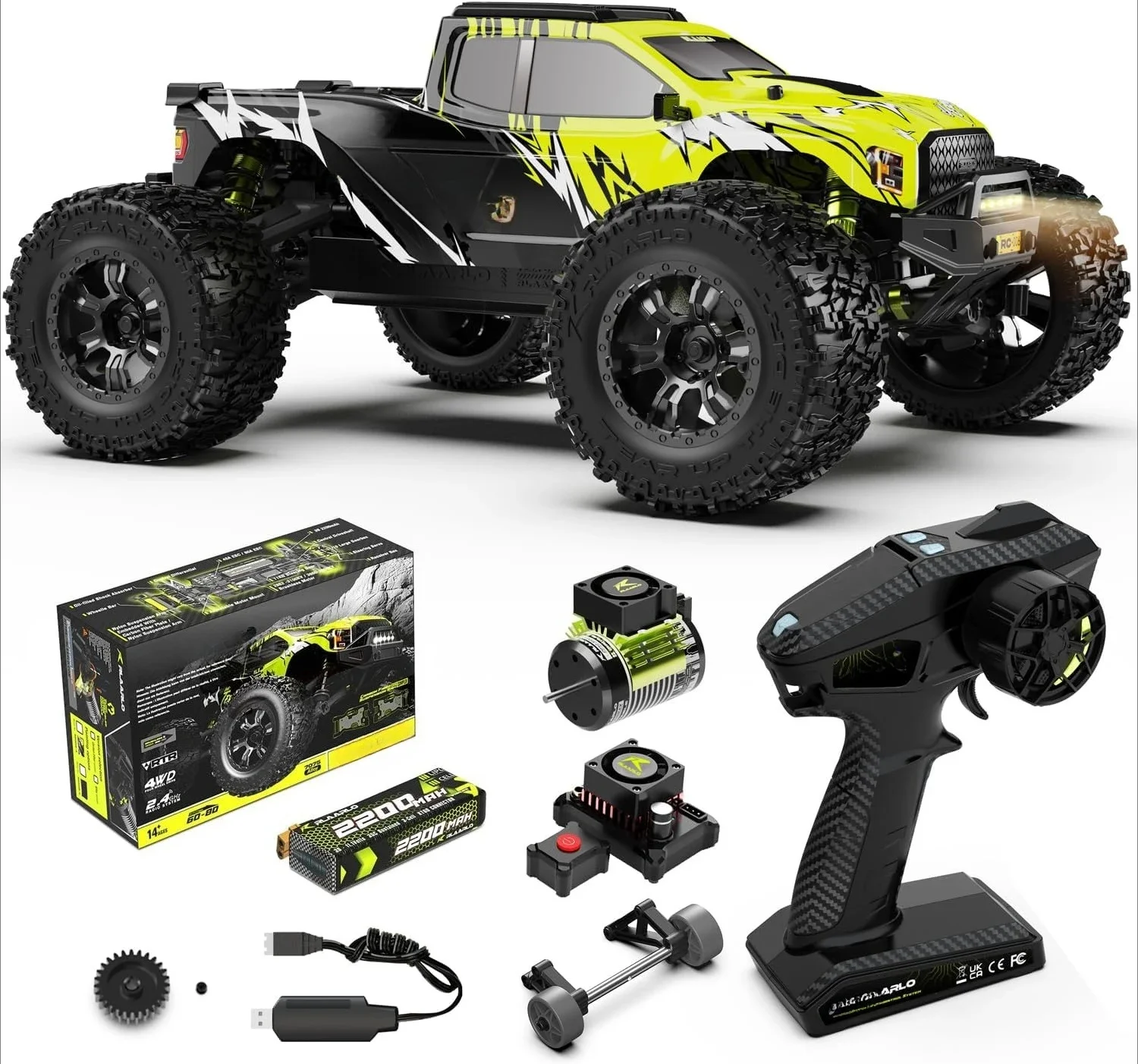 1/10 RTR Brushless Fast RC Car - Rc Hobby Monster Truck recensie en prijs
