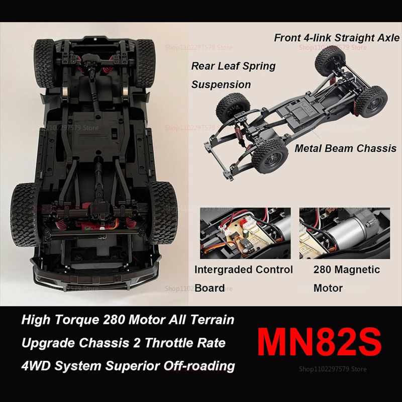MN82 MN82S RC Crawler Truck 1/ - Rc Hobby Pro recensie en prijs