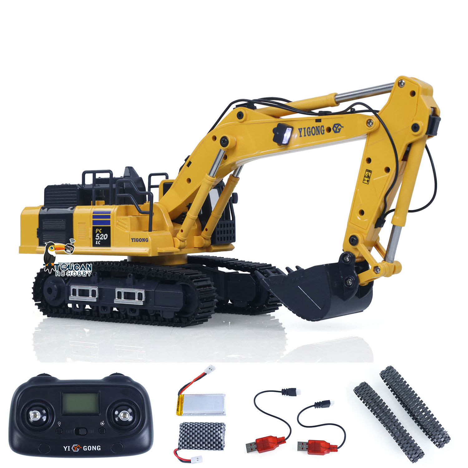 1/50 Mini RC Digger PC520 Elec - Rc Hobby Track recensie en prijs