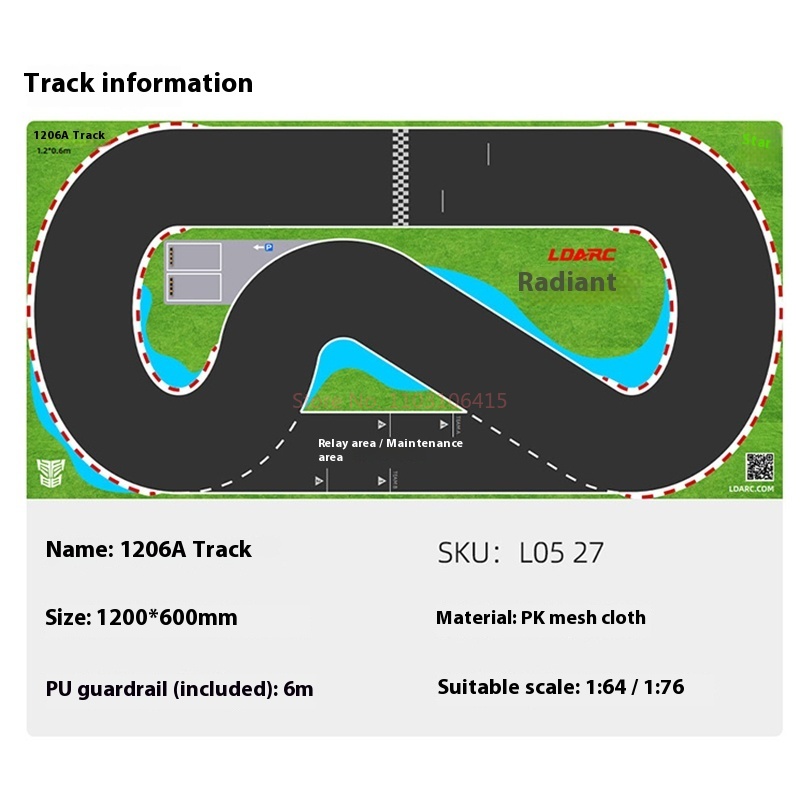 Ldarc Rc V64 1:76 240*120cm Re - Rc Hobby Track recensie en prijs