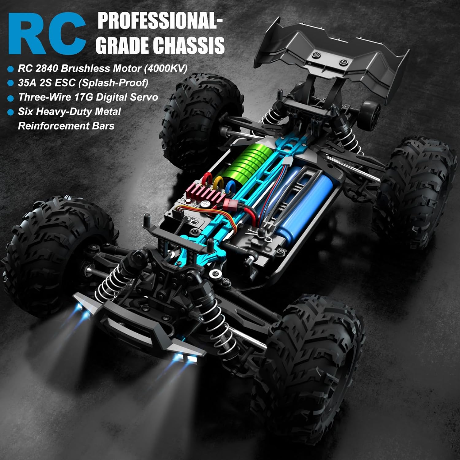 Hobby Grade 1:16 Scale Brushle - Rc Hobby Monster Truck recensie en prijs