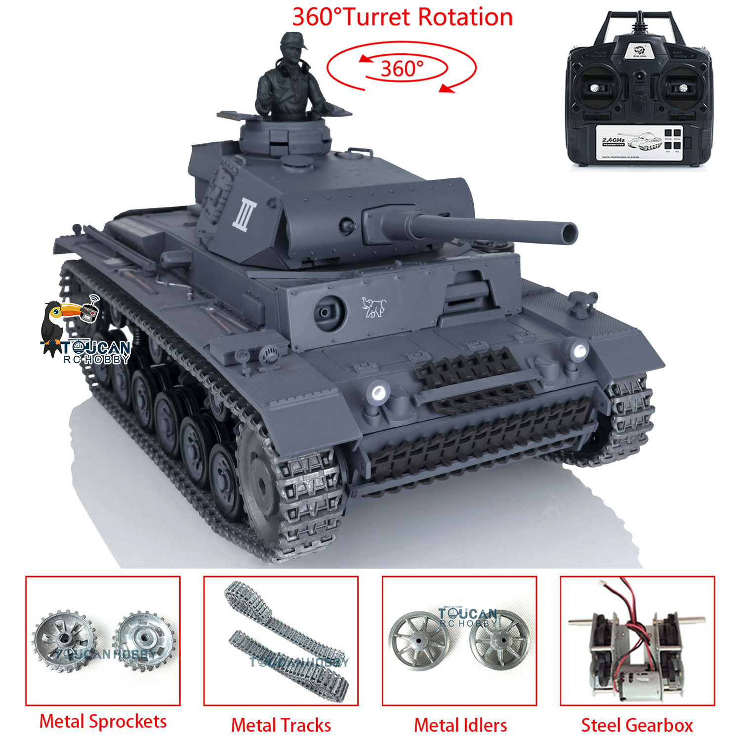US Sale Henglong 1/16 7.0 Upgr - Rc Hobby Track recensie en prijs