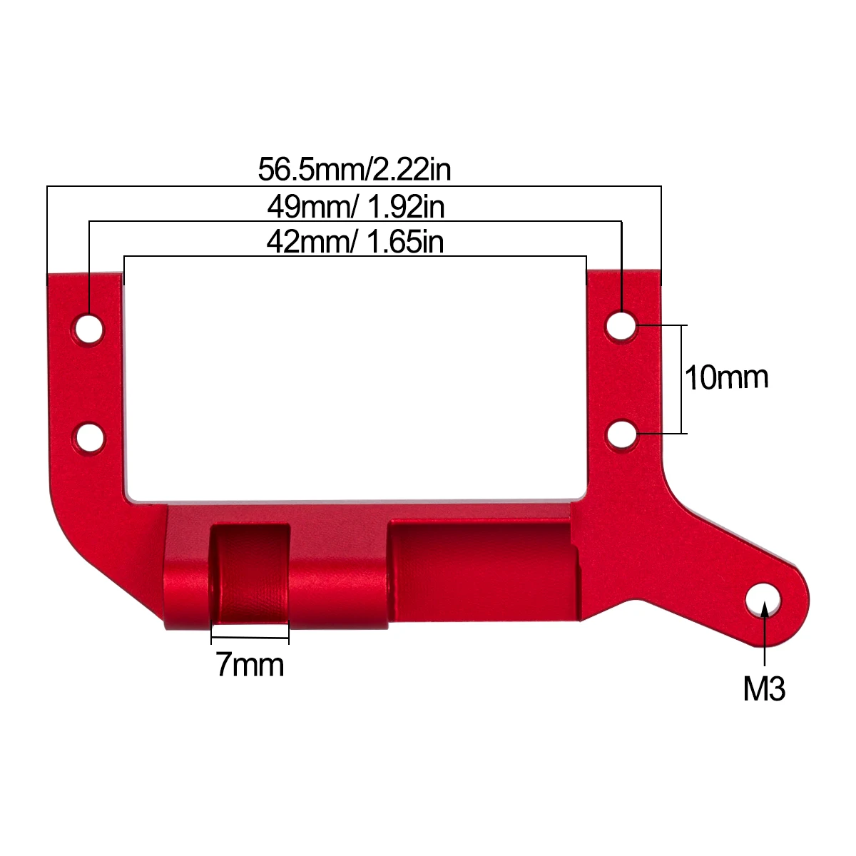 CNC Aluminium Axle Servo Mount - Rc Crawler 4X4 recensie en prijs