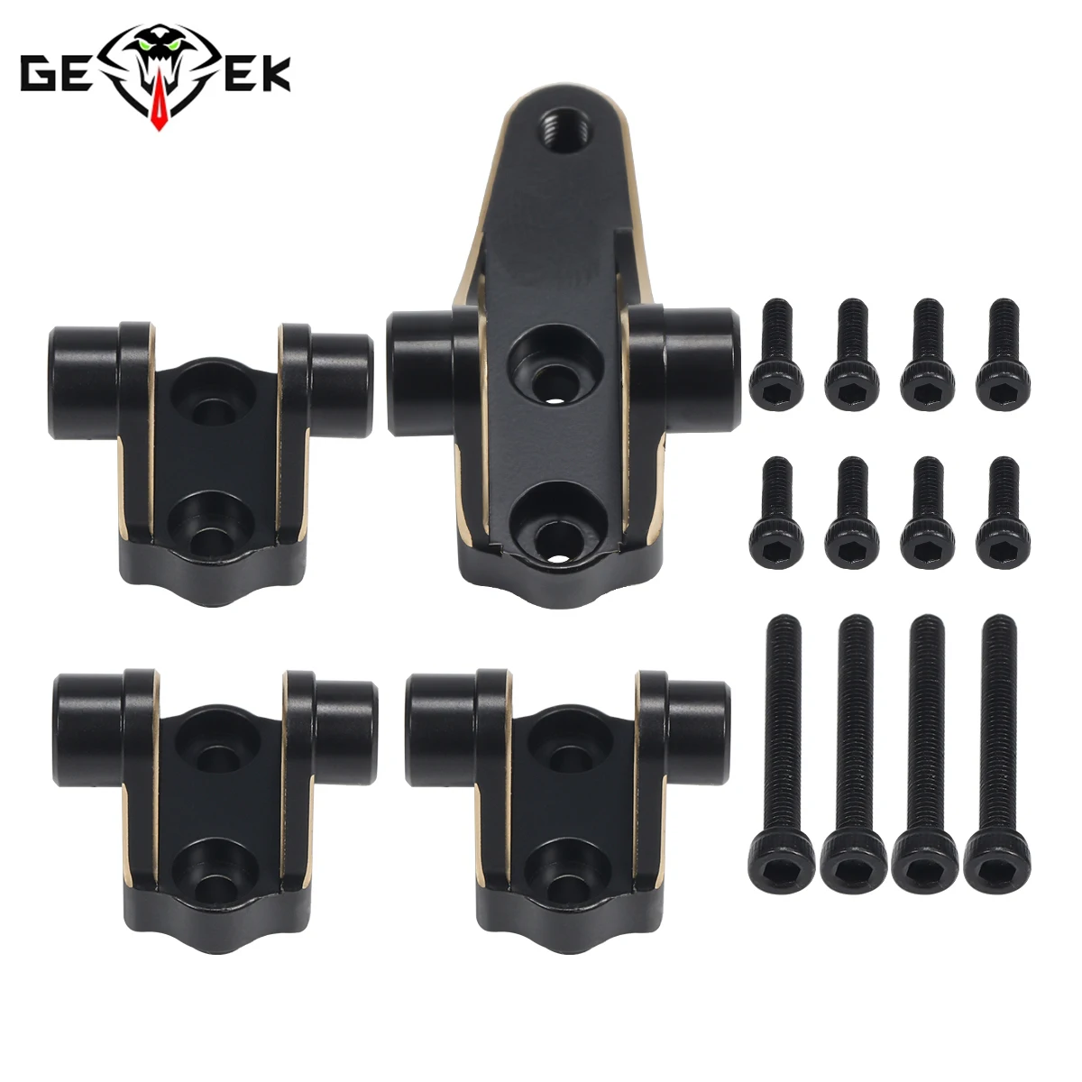 4Pcs Black Brass Link Mounts F - Rc Crawler 4X4 recensie en prijs